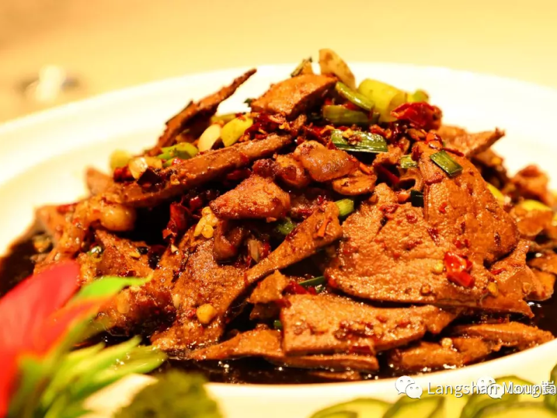 Langshan Unique Food: Stir-fried Liver with Plant&nbsp;Soot